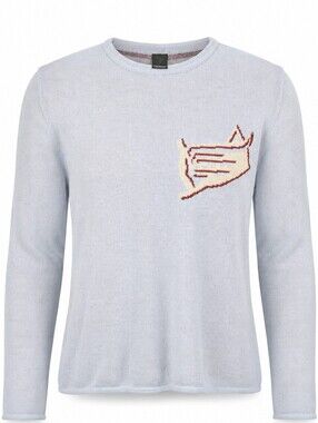 Osklen Brazil Graphic Intarsia Knit Sweater G Large